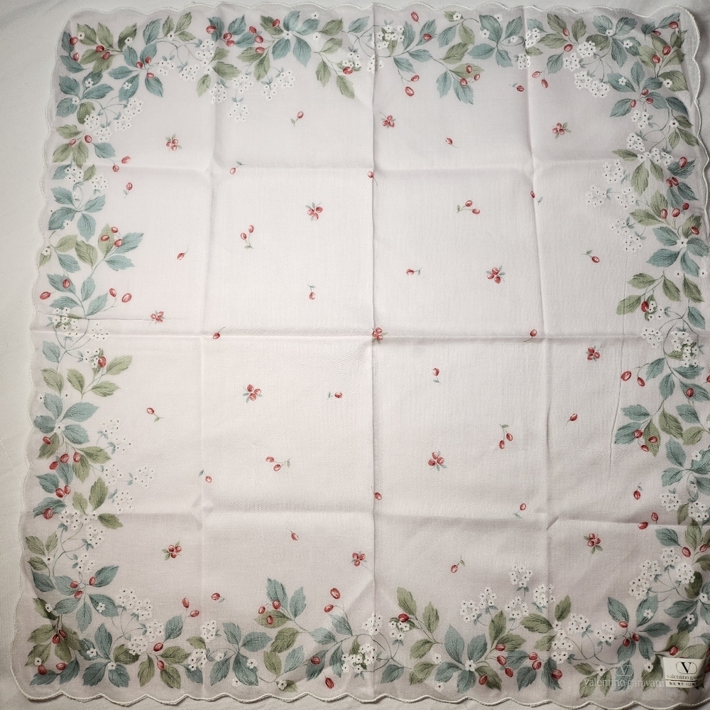 Valentino Garavani Handkerchief Cotton Brandnew Authentic